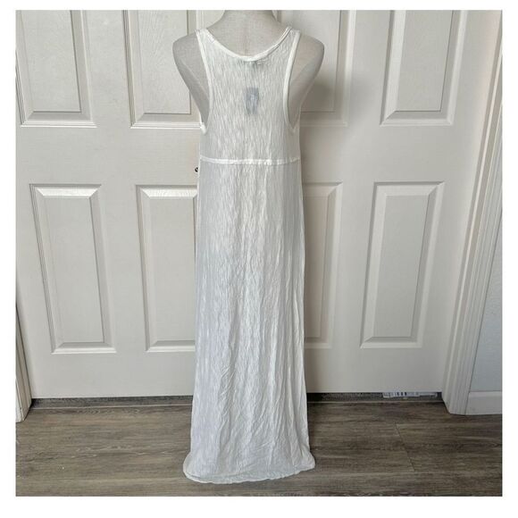 Express One Eleven cream long floor length sleeveless top - Picture 5 of 10